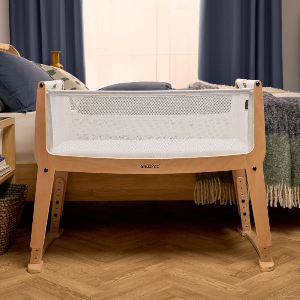 Snuz Bedside Crib SnuzPod Studio Stockholm Natural