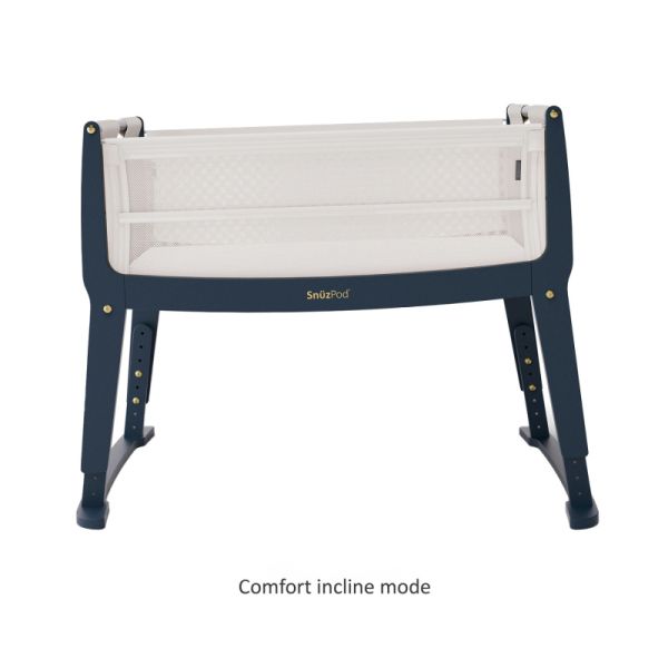 Snuz Bedside Crib SnuzPod Studio London Navy Snuz Bedside Crib SnuzPod Studio London Navy