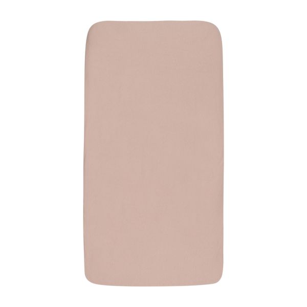 Jollein Hoeslaken Jersey 40/50x80/90 cm – 2 Stuks - Wild Rose/Ivory