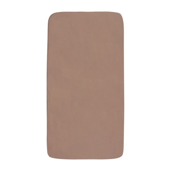 Jollein Hoeslaken - Jersey - 2 Stuks - 60×120 cm - Milky Coffee/Ivory Jollein Hoeslaken - Jersey - 2 Stuks - 60×120 cm - Milky Coffee/Ivory