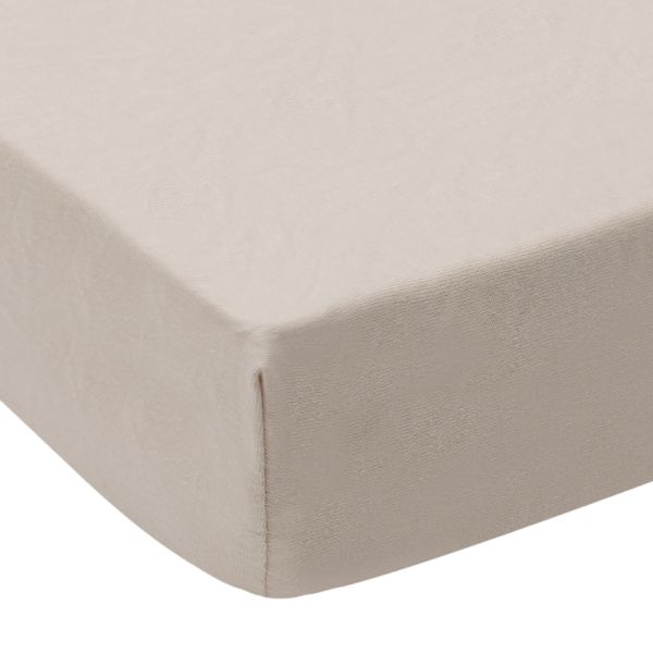 Jollein Hoeslaken - Jersey - 2 Stuks - 70/75×140/150 cm - Oatmeal/Sand Jollein Hoeslaken - Jersey - 2 Stuks - 70/75×140/150 cm - Oatmeal/Sand