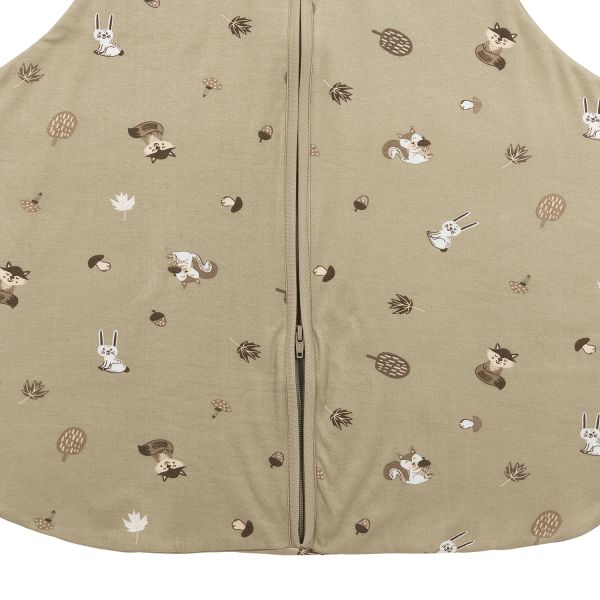 Meyco Heupdysplasie Slaapzak Interlock Jersey Forest Animals Sand 70 cm