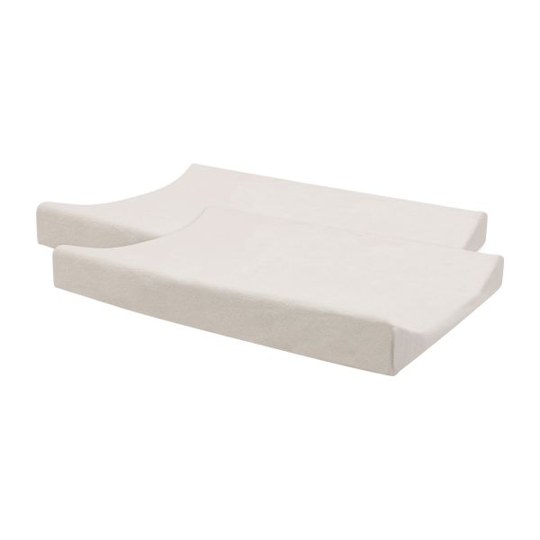Jollein Aankleedkussenhoes Badstof 50x70cm - Oatmeal - 2 Stuks Jollein Aankleedkussenhoes Badstof 50x70cm - Oatmeal - 2 Stuks