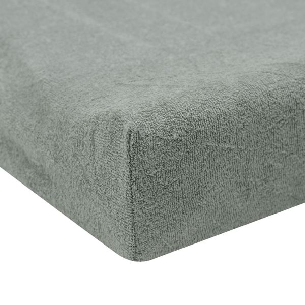 Jollein Aankleedkussenhoes Badstof 50x70cm - Sea Green/Ivory - 2 Stuks Jollein Aankleedkussenhoes Badstof 50x70cm - Sea Green/Ivory - 2 Stuks