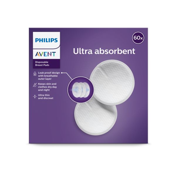 Philips Avent Borstkompressen Wegwerp (60 stuks) SCF254/61
