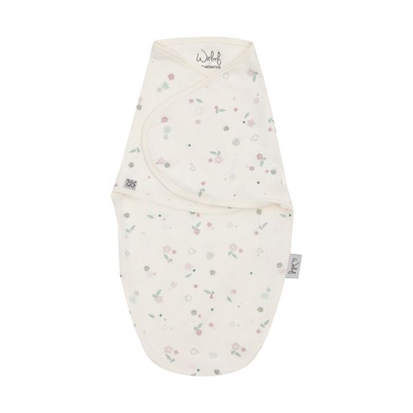 Witlof For Kids Vintage Flowers Slaapzak Wrapper - 0-3 Maanden Witlof For Kids Vintage Flowers Slaapzak Wrapper - 0-3 Maanden