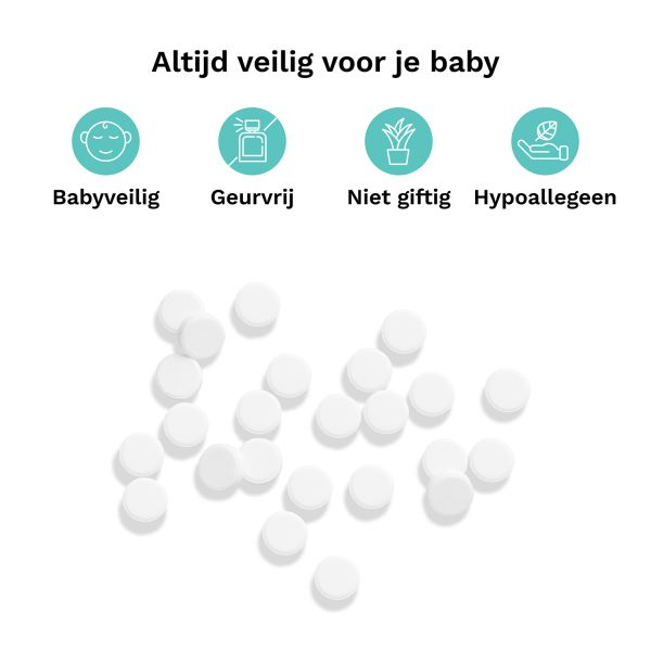 Baby Brezza Universele Ontkalkingstabletten - 24 Stuks Baby Brezza Universele Ontkalkingstabletten - 24 Stuks