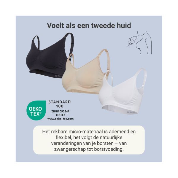 Carriwell Voedingsbh - Original - Wit - XL