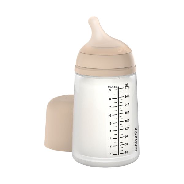 Suavinex Zero Zero Anti-Koliek Fles - Medium Flow - 270ml - Light Suavinex Zero Zero Anti-Koliek Fles - Medium Flow - 270ml - Light