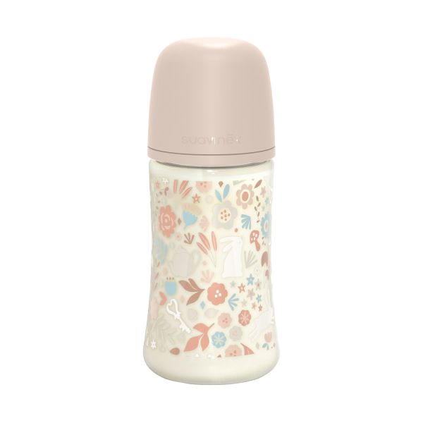 Suavinex Wonderland SX Pro Fles - Medium Flow - 270ml - Roze