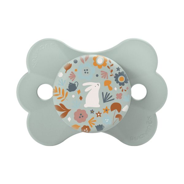 Suavinex Wonderland SX Pro Fopspeen Symmetrisch - 6-18Mnd - Silicone - Pastel Mint/Blauw Suavinex Wonderland SX Pro Fopspeen Symmetrisch - 6-18Mnd - Silicone - Pastel Mint/Blauw