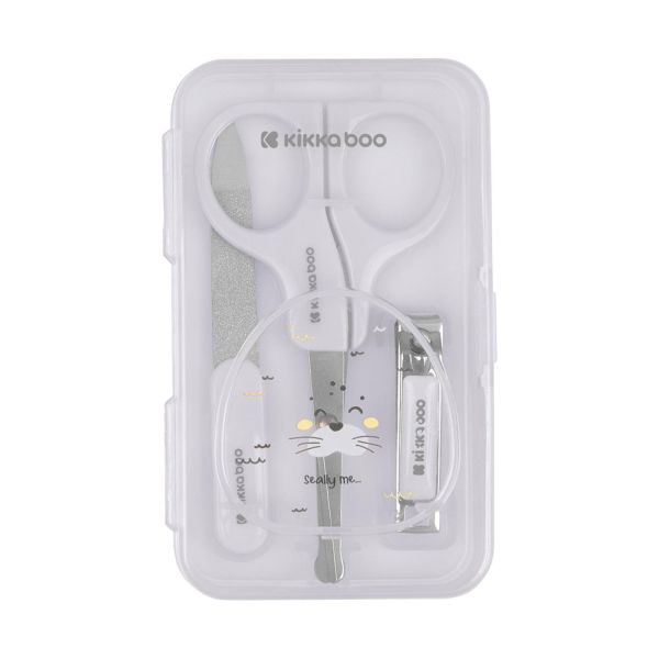 Kikkaboo Seally Me Manicure Set - Grijs Kikkaboo Seally Me Manicure Set - Grijs
