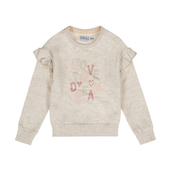 Dirkje Love Sweater - Maat 68 - Offwhite