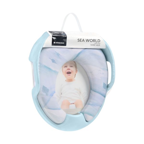 Kikkaboo Sea World Toilet Zitting - Blauw Kikkaboo Sea World Toilet Zitting - Blauw