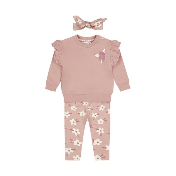 Dirkje 3-Delige Set - Flower - Maat 56 - Light Mauve Dirkje 3-Delige Set - Flower - Maat 56 - Light Mauve