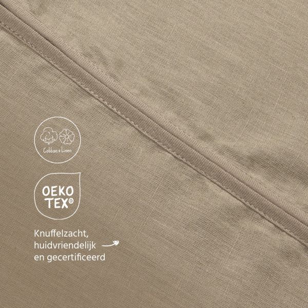 Meyco Studio Jumper Ongevoerd Linnen Taupe 80 cm