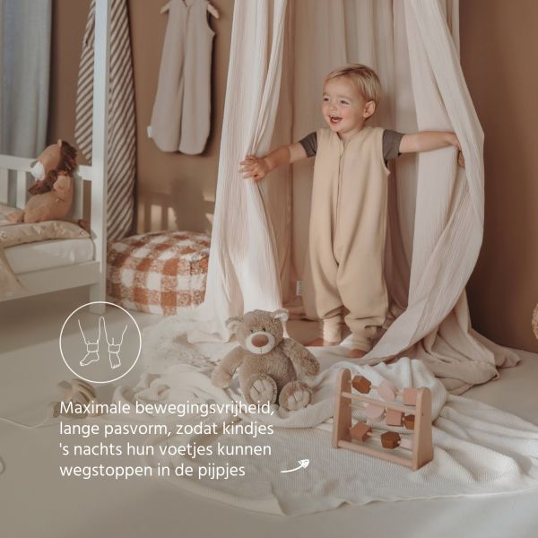 Meyco Studio Jumper Ongevoerd Classic Sand 80 cm