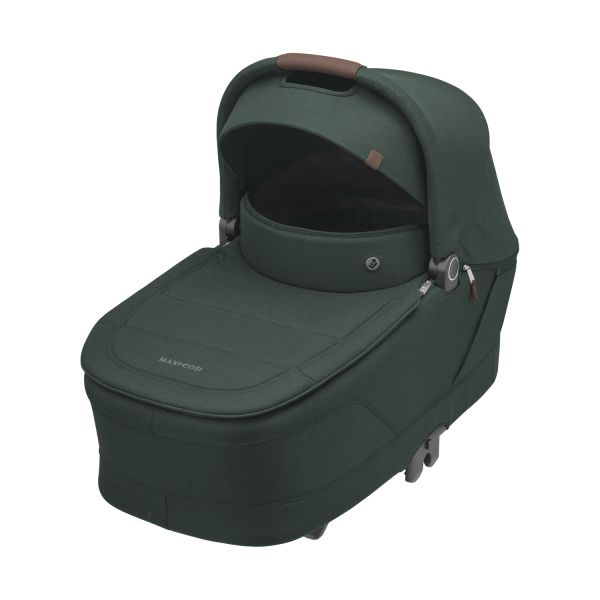 Maxi-Cosi Oxford+ Kinderwagen 2-in-1 - Twillic Green (Dark Frame + Brown Leather) Maxi-Cosi Oxford+ Kinderwagen 2-in-1 - Twillic Green (Dark Frame + Brown Leather)