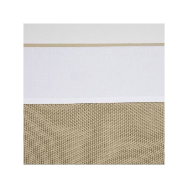 Meyco Ledikantlaken Bies Sand 100 x 150 cm
