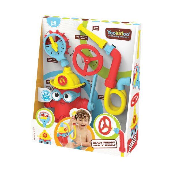 Yookidoo Ready Freddy Spray Sprinkle Brandweerpomp