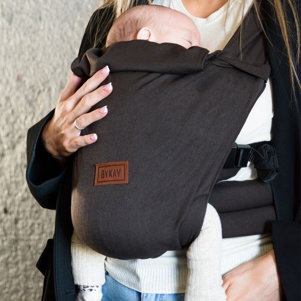 ByKay Tiny Click Carrier Buikdrager - Dark Roast ByKay Tiny Click Carrier Buikdrager - Dark Roast