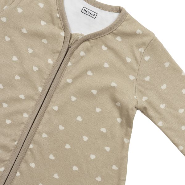 Meyco Sweet Heart Slaapzak Met Vaste Mouw Rond – 90 cm – Jersey – Sand Meyco Sweet Heart Slaapzak Met Vaste Mouw Rond – 90 cm – Jersey – Sand