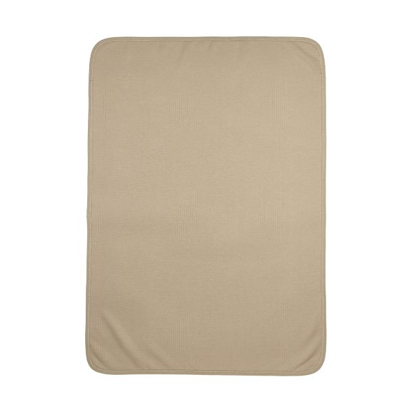 Meyco Pure Deken Gebreid - 100 x 150 cm - Jacquard - Taupe Meyco Pure Deken Gebreid - 100 x 150 cm - Jacquard - Taupe