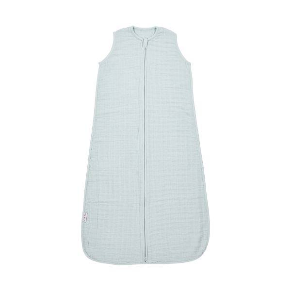 Meyco Baby Uni Zomerslaapzak - 60 cm - Pre-Washed tetra - Grey Blue Meyco Baby Uni Zomerslaapzak - 60 cm - Pre-Washed tetra - Grey Blue