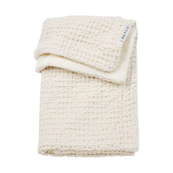 Meyco Baby Wiegdeken Wafel Teddy Nature 75 x 100 cm Meyco Baby Wiegdeken Wafel Teddy Nature 75 x 100 cm