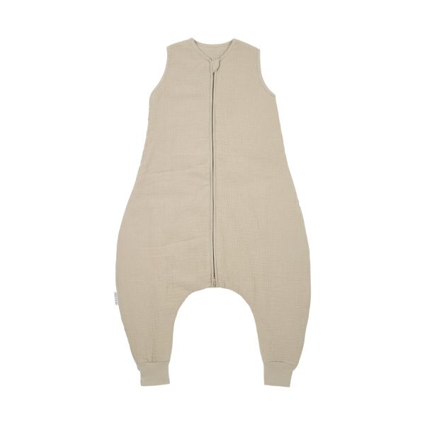 Meyco Baby Slaapzak Jumper Winter Hydrofiel Uni Pre-Washed Sand 80 cm