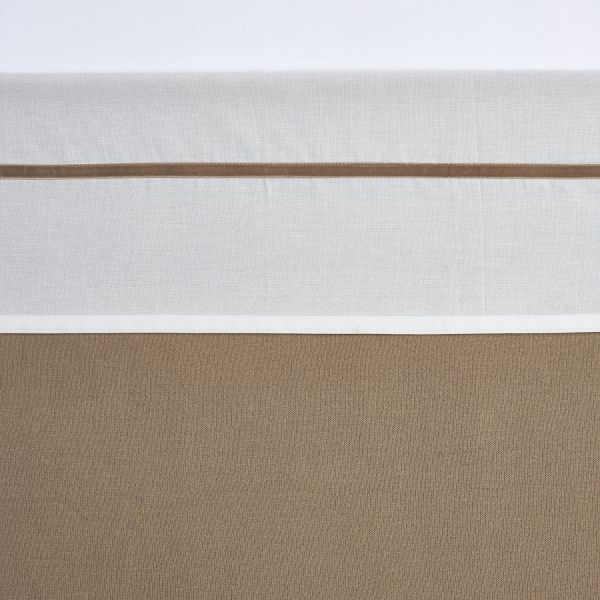 Meyco Ledikantlaken Bies Taupe 100 x 150 cm Meyco Ledikantlaken Bies Taupe 100 x 150 cm