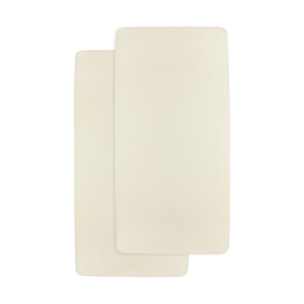 Meyco Baby Uni Hoeslaken Wieg - 2 Stuks - 40 x 80/90 cm - Jersey - Nature Meyco Baby Uni Hoeslaken Wieg - 2 Stuks - 40 x 80/90 cm - Jersey - Nature