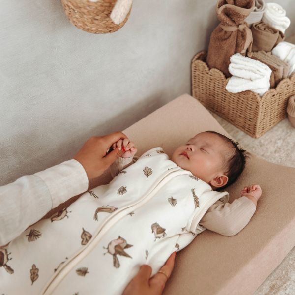 Meyco Baby Slaapzak Met Afritsbare Mouwen Robin Multicolour 70 cm