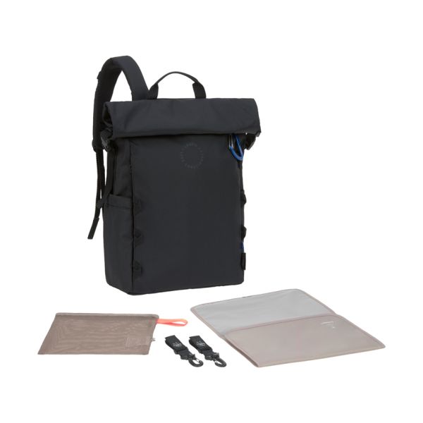 Lässig Outdoor Rolltop Rugzak - Black Lässig Outdoor Rolltop Rugzak - Black