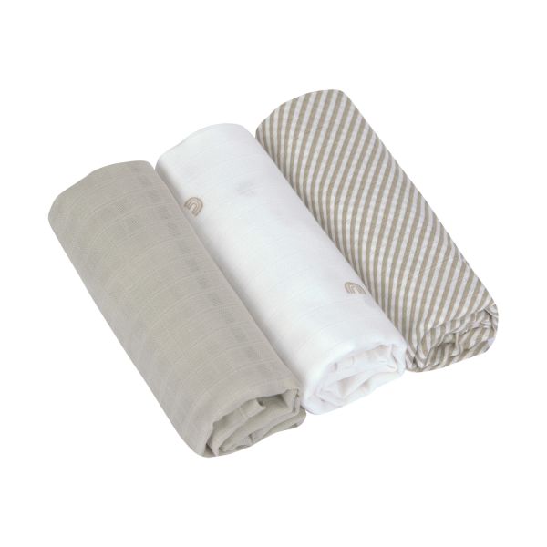 Lässig Multidoek L - Rainbow - 80 x 80 cm - 3 Stuks Lässig Multidoek L - Rainbow - 80 x 80 cm - 3 Stuks