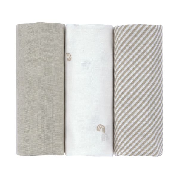 Lässig Multidoek L - Rainbow - 80 x 80 cm - 3 Stuks Lässig Multidoek L - Rainbow - 80 x 80 cm - 3 Stuks