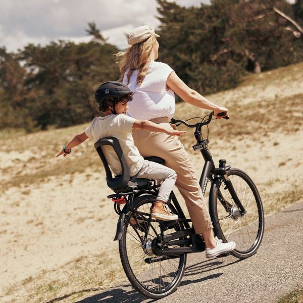 Urban Iki Fietsstoeltje Junior - Bincho Black/Inaho Beige - Zonder Montagekader Urban Iki Fietsstoeltje Junior - Bincho Black/Inaho Beige - Zonder Montagekader