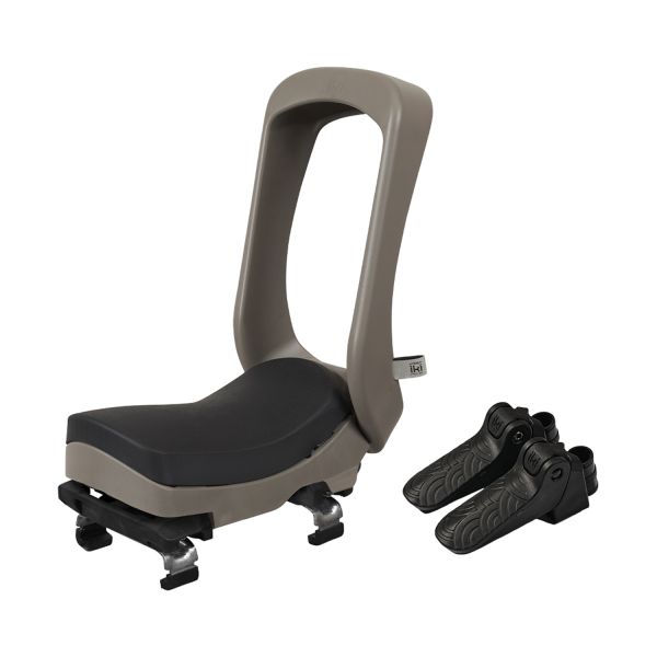 Urban Iki Junior Achterzitje - Suzume Grey/Bincho Black - Met Montagekader Urban Iki Junior Achterzitje - Suzume Grey/Bincho Black - Met Montagekader