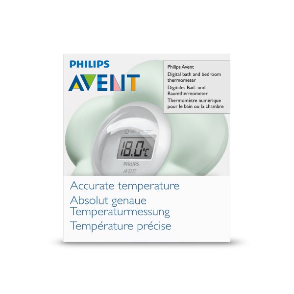 Philips Avent Digitale Bad Thermometer Mint SCH480/00 Philips Avent Digitale Bad Thermometer Mint SCH480/00