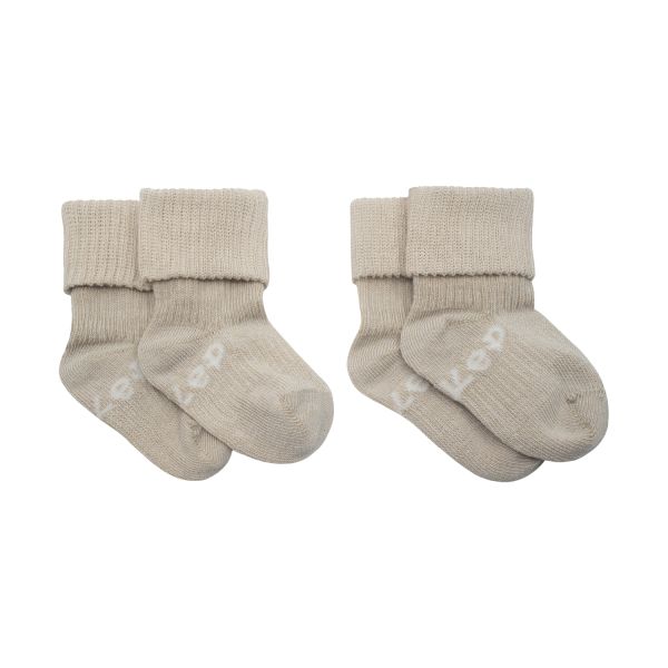 KipKep Blijf-Sokken - 6-12 Mnd - 2 Pack - Cookie KipKep Blijf-Sokken - 6-12 Mnd - 2 Pack - Cookie