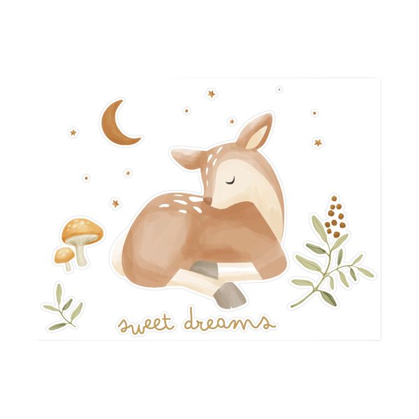 Little Dutch Muurstickers Sweet Dreams 40 x 30,5 cm Little Dutch Muurstickers Sweet Dreams 40 x 30,5 cm