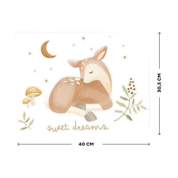 Little Dutch Muurstickers Sweet Dreams 40 x 30,5 cm Little Dutch Muurstickers Sweet Dreams 40 x 30,5 cm