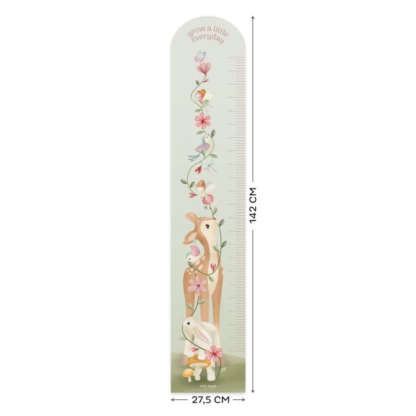 Little Dutch Muursticker Groeimeter Fairy Garden 27,5 x 142 cm Little Dutch Muursticker Groeimeter Fairy Garden 27,5 x 142 cm