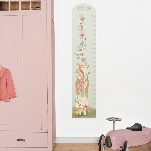 Little Dutch Muursticker Groeimeter Fairy Garden 27,5 x 142 cm Little Dutch Muursticker Groeimeter Fairy Garden 27,5 x 142 cm