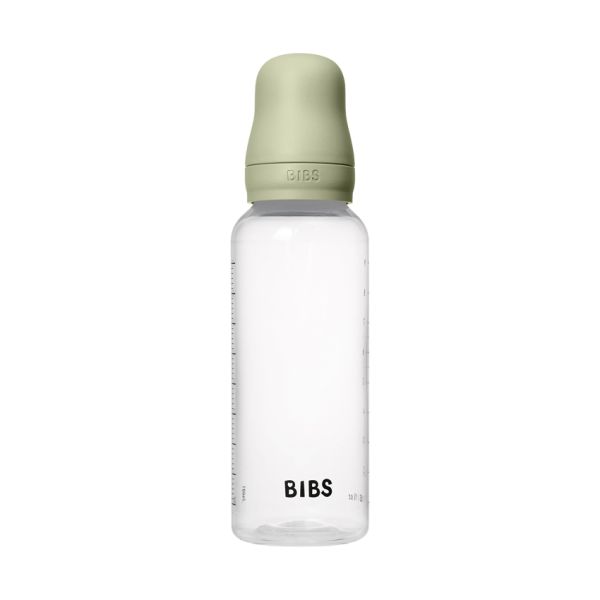 BIBS Fles - Medium Flow - 270 ml - Latex - Sage - Ronde Speen BIBS Fles - Medium Flow - 270 ml - Latex - Sage - Ronde Speen