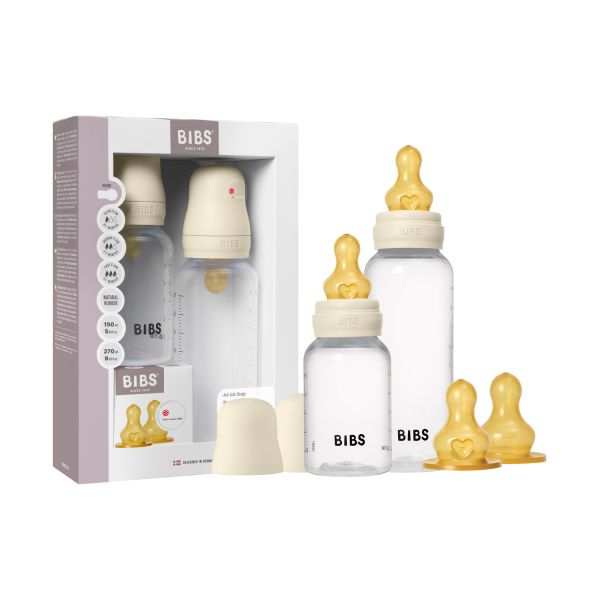 BIBS Grow and Flow Flessenset - 150 ml/270ml - Latex - Ivory BIBS Grow and Flow Flessenset - 150 ml/270ml - Latex - Ivory