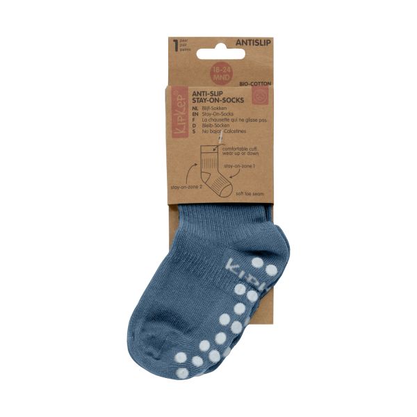KipKep Blijf-Sokjes – 18-24 Maanden – 1-Pack – Blue Heaven