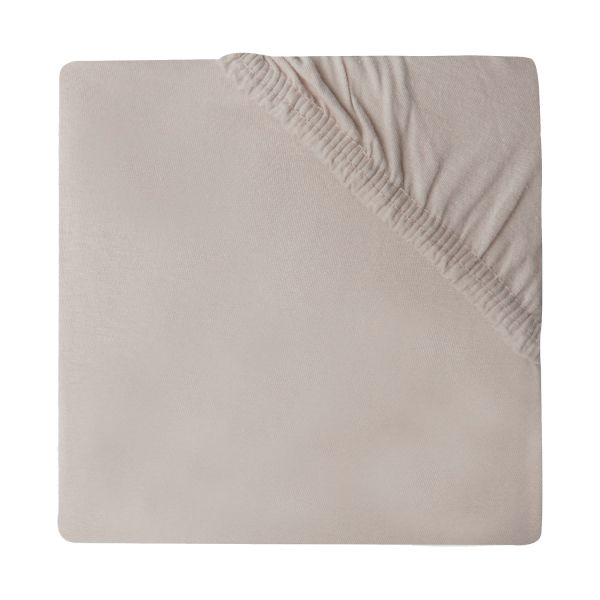 Jollein Juniorhoeslaken Jersey 70 x 140/150 cm Nougat