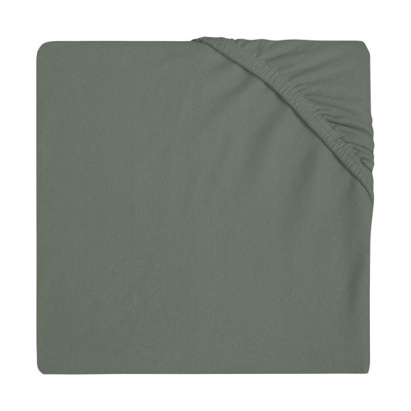 Jollein Hoeslaken Boxmatras Jersey Ash Green 75 x 95 cm