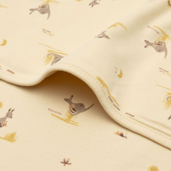 Jollein Hoeslaken - Jersey - 75 x 100 cm - Kangaroots